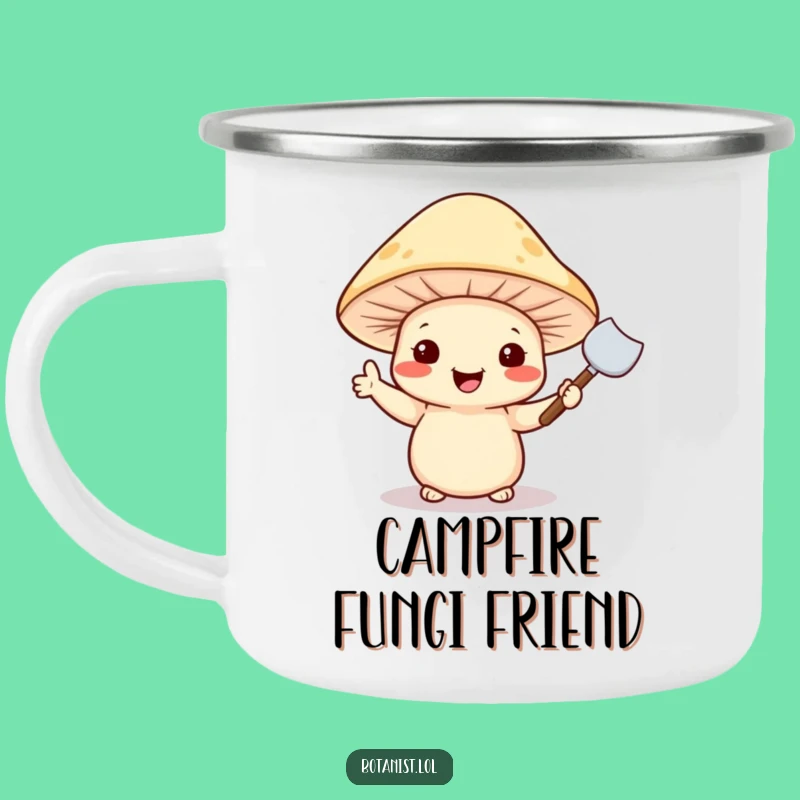 Funny Mushroom Campfire Mug - Garden Adventures Funny Gift