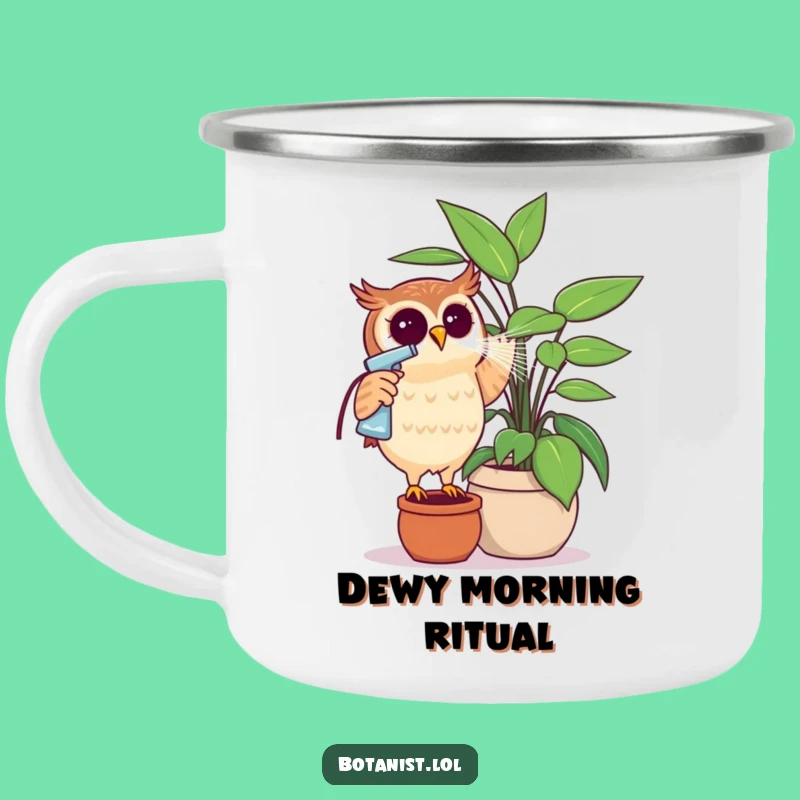 Funny Owl Campfire Mug - Hilarious Outdoor Gift for Nature Lovers