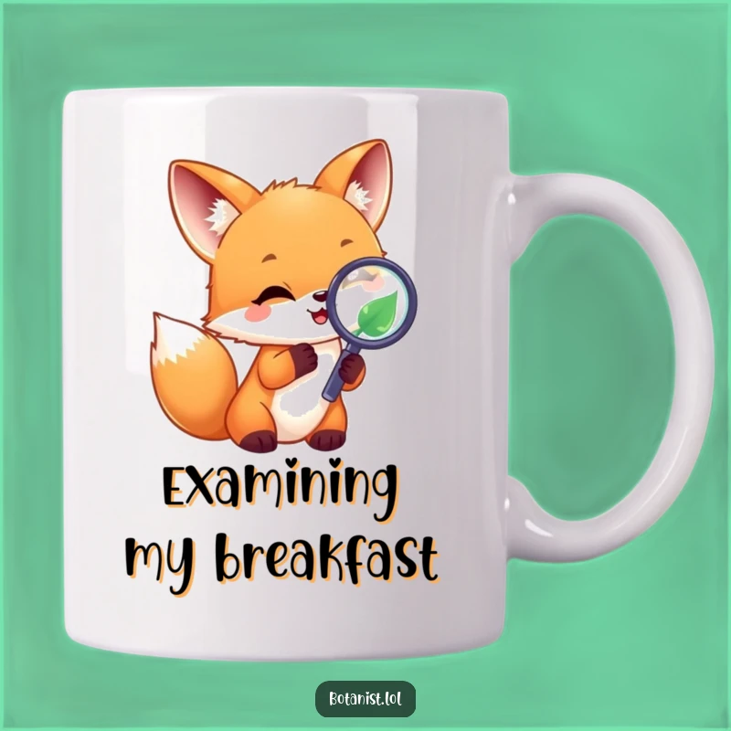 Funny Fox Explorer Mug - A Joyful Gift for Curious Minds