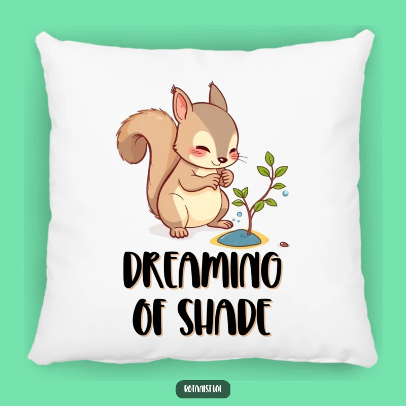 Funny Squirrel Watering Pillow: Cozy Comfort for Plant Lovers