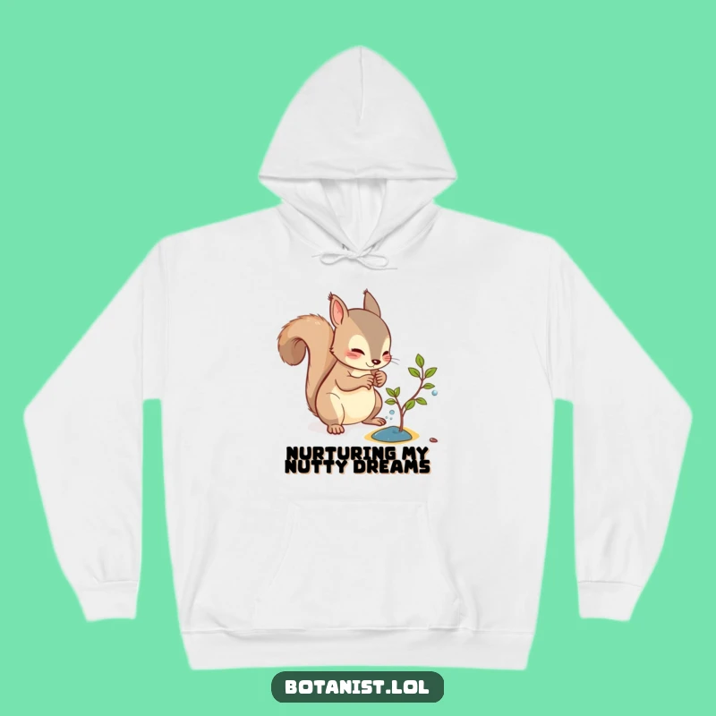 Funny Curious Squirrel Hoodie: Cozy Up with Nature's Helper