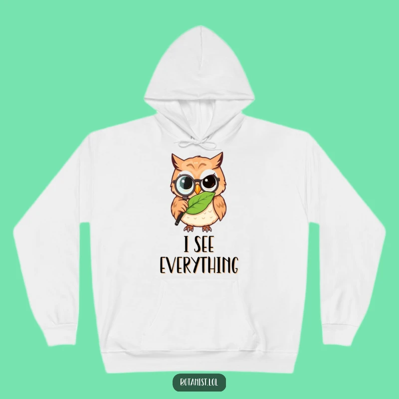 Funny Owl Detective Hoodie: Cozy Up with a Wise Investigator!