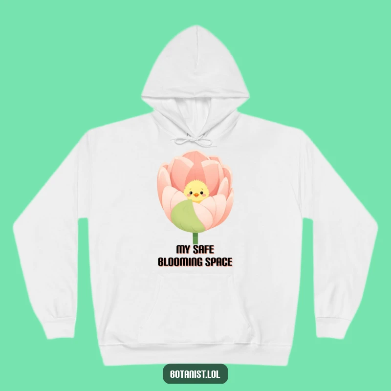 Funny Chick Tulip Hoodie - Cozy & Whimsical Spring Gift
