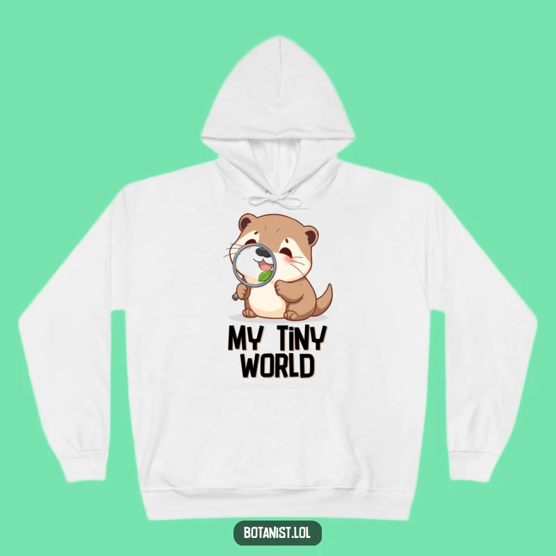 Funny Otter Hoodie: Cozy Investigator - Warm & Humorous Nature Gift