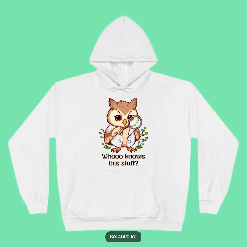 Funny Owl Scientist Hoodie: Cozy and Hilarious Gear for Curious Explorers