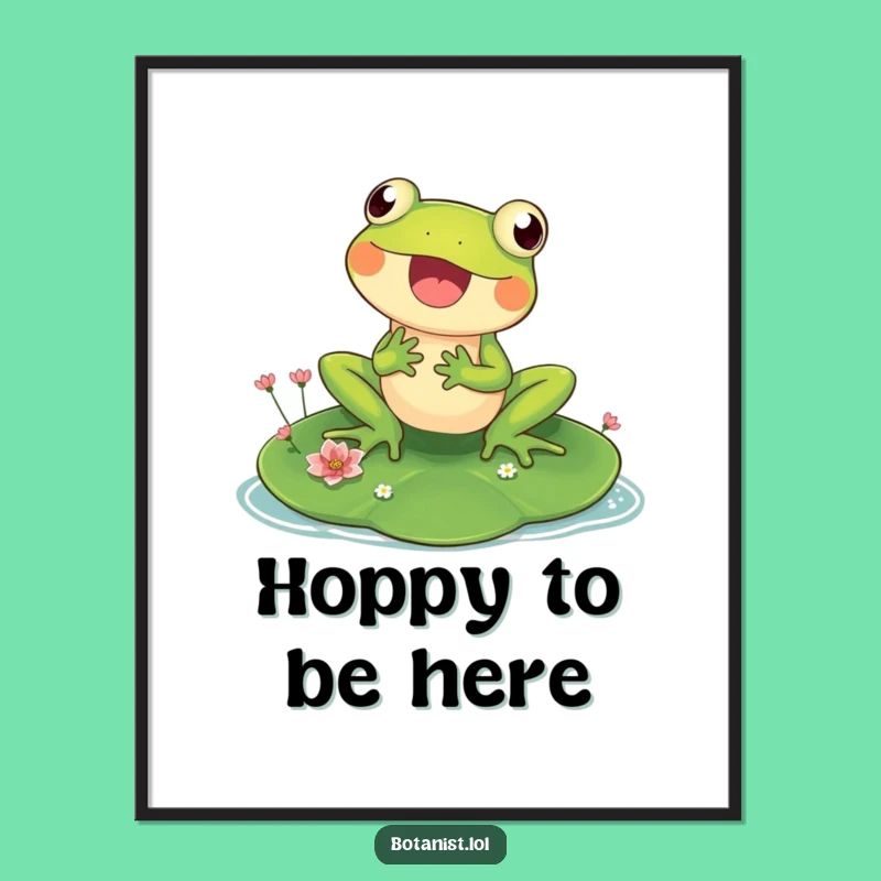 Free Printable Frog Wall Art: Funny Downloadable Decor for a Whimsical Space