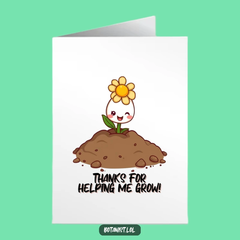 Free Printable Thank You: Flower Bud's Gratitude, Sunny Thanks, Hilarious Downloadable Gift