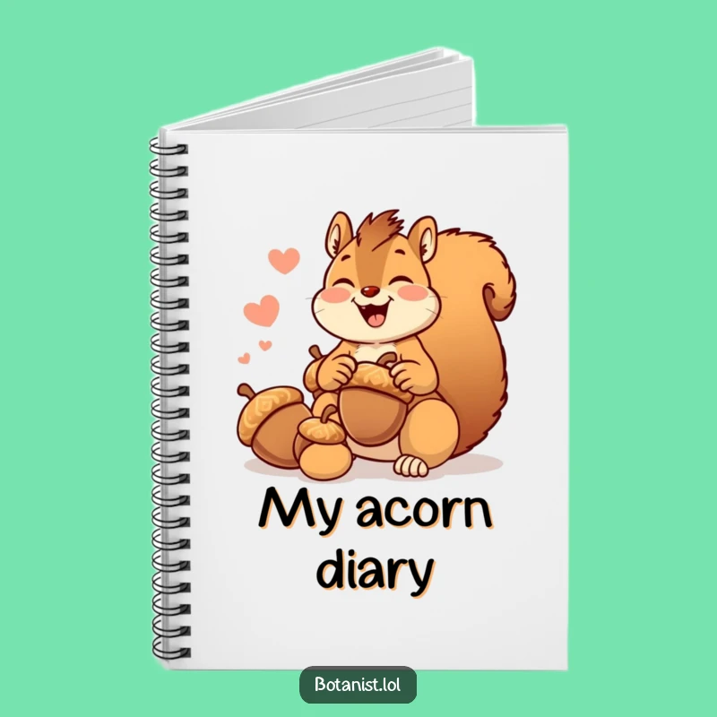 Funny Giggling Squirrel Notebook: Journal Acorns & Joy - Hilarious Gift for Writers