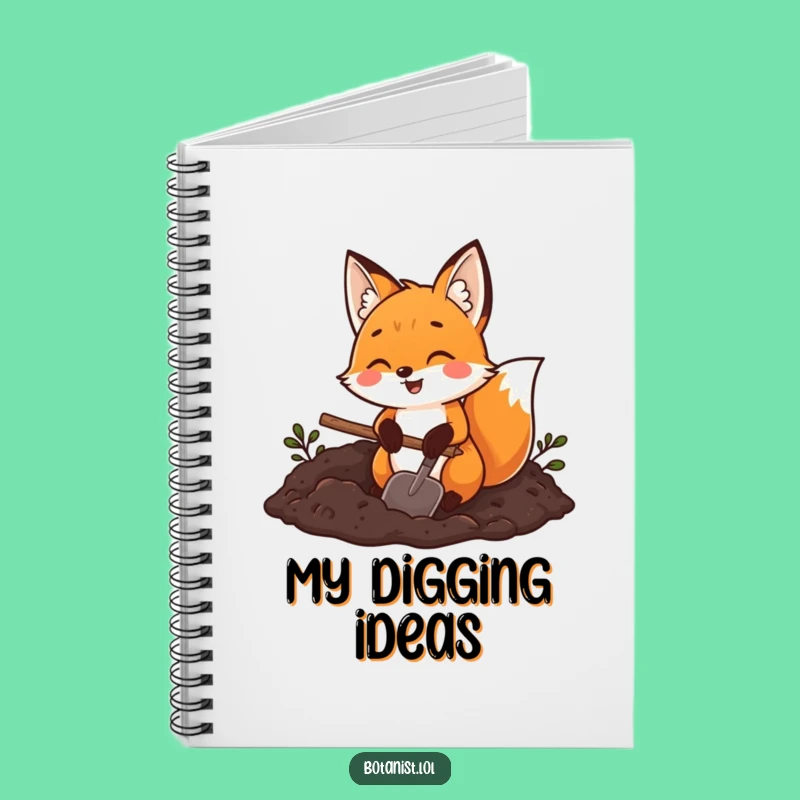 Funny Fox Gardener Notebook: Plan Your Planting with a Joyful Fox!