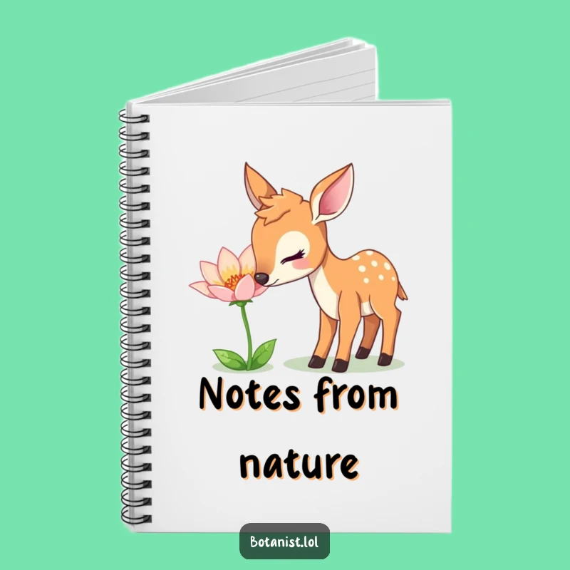 Funny Deer Nature Notebook: Jot Down Thoughts with a Gentle Deer!