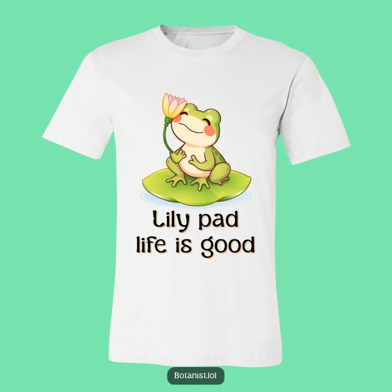 Funny Frog Bloom T-Shirt: Wear Your Happiness Proudly
