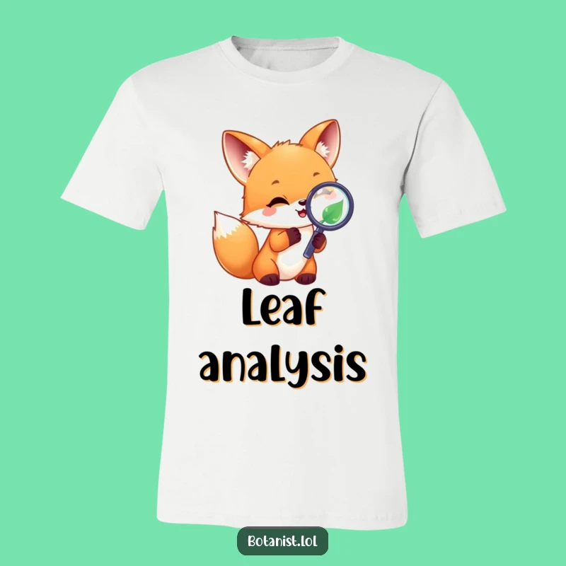 Funny Fox Leaf Tee - A Joyful Gift for Nature Explorers